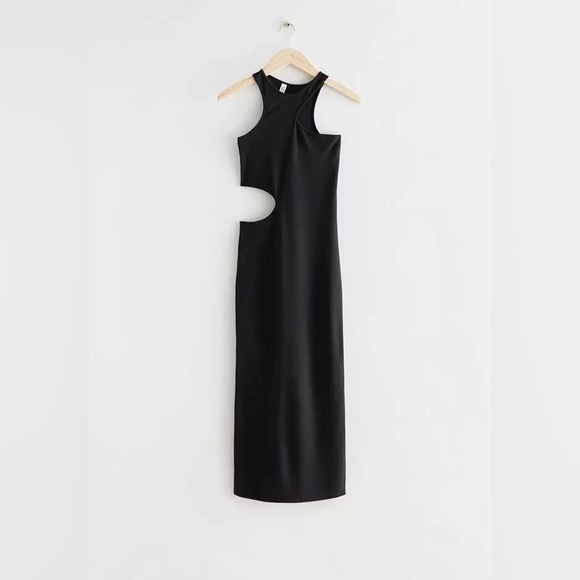 & Other Stories Midi Cutout Dress - Picture 1 of 6